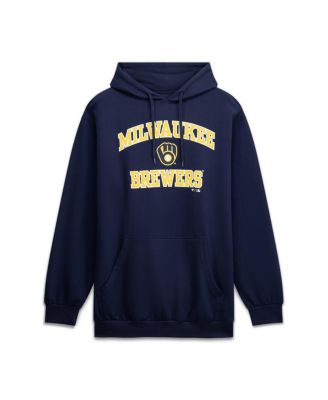 Men's Navy Milwaukee Brewers Big & Tall Heart Soul Hoodie
