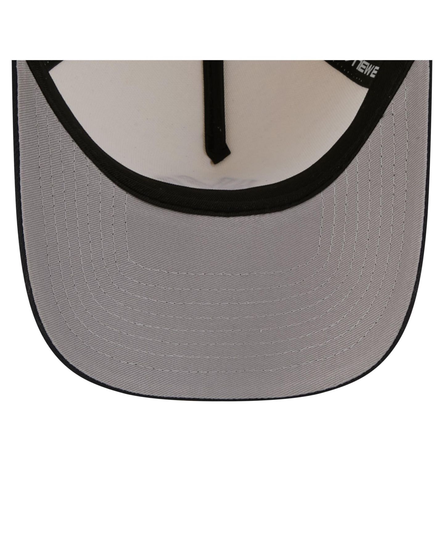 Мужская кепка New Era Cream/Navy New York Yankees Chrome A-Frame 59FORTY Adjustable Hat — фото 5