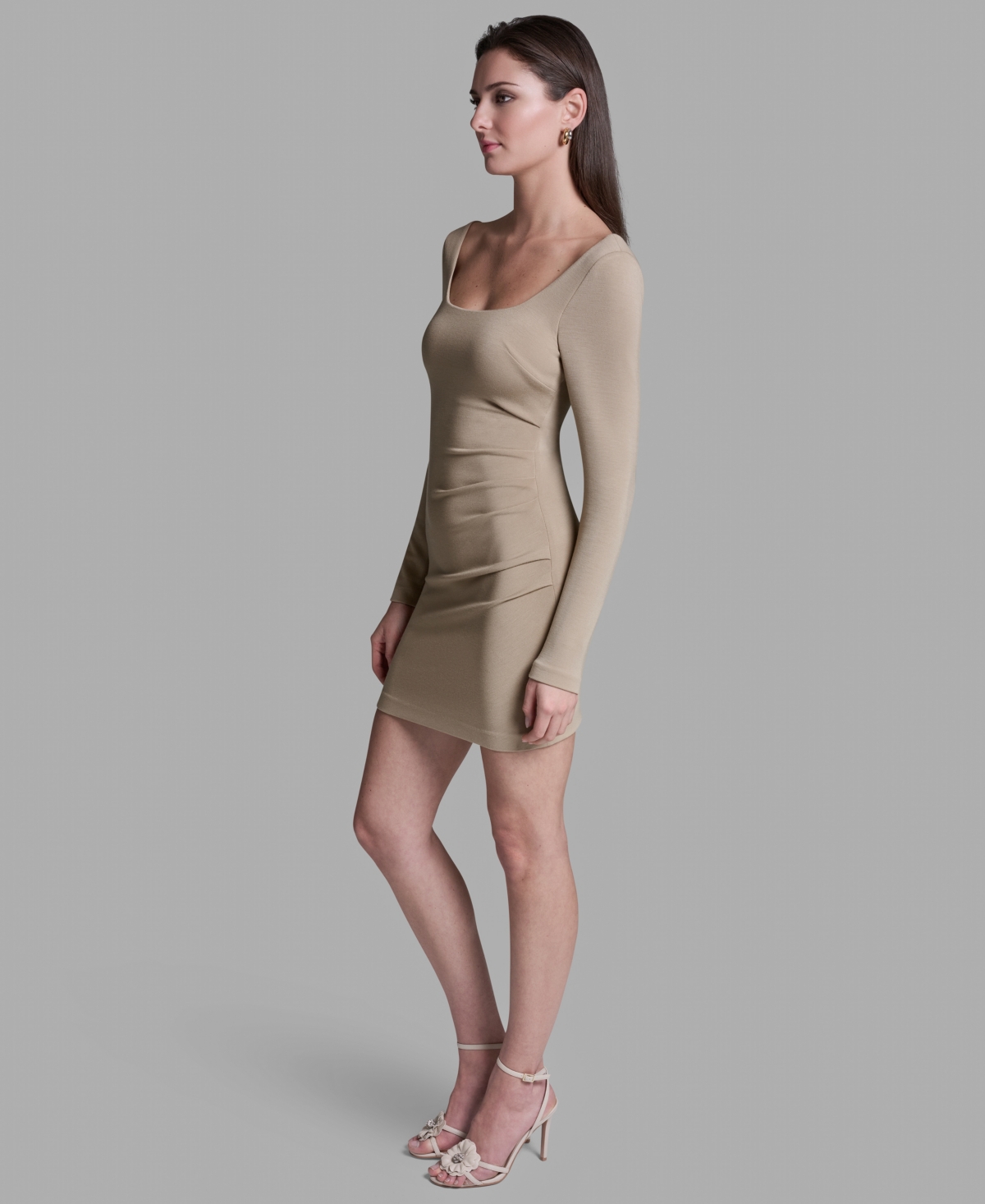 Bcbg Women's Square Neck Mini Dress