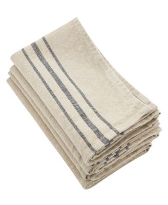 Striped Table Napkins, Set of 4