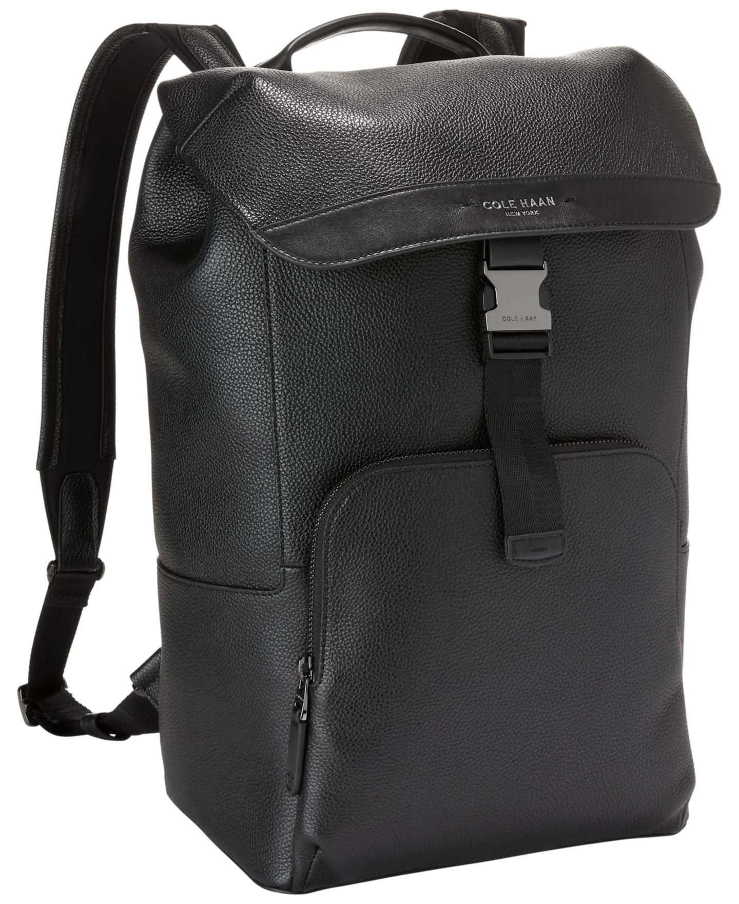 Рюкзак Cole Haan Damon Flap Laptop, цвет: Чёрный — фото 3