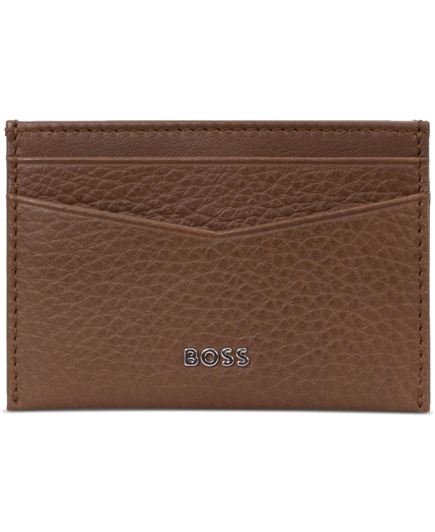 Мужской кошелёк Hugo Boss New Crosstown Open Face Wallet, цвет: Средний коричневый — фото 1