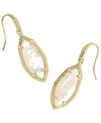 Kendra Scott 14k Gold-Plated Ophelia Small Drop Earrings - Gold/Iride