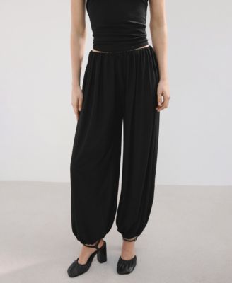 Women's Mid-Rise Baggy Pants