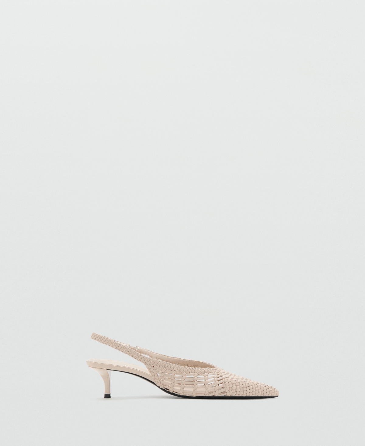 Mango Women's Braided Pointed Shoes