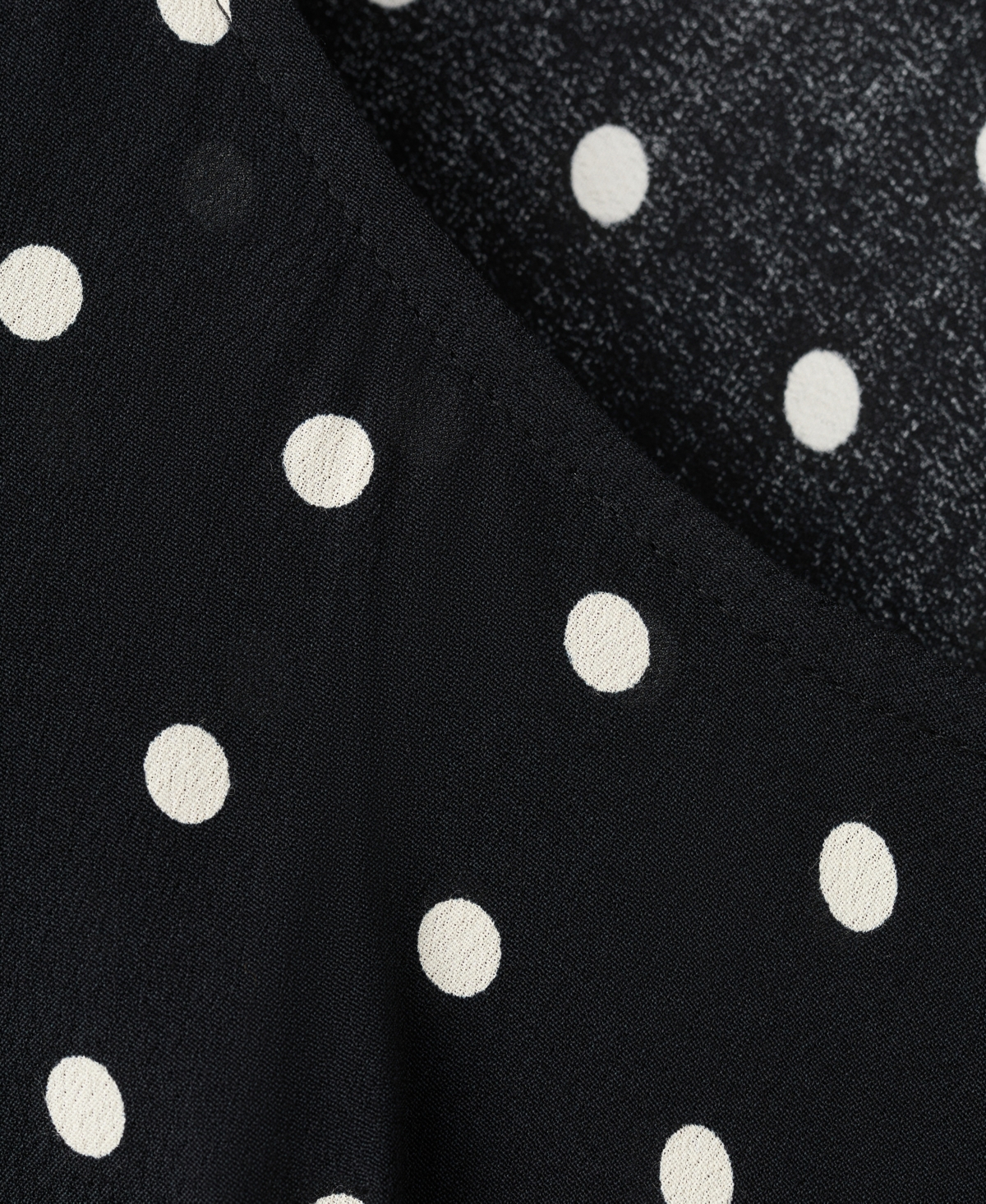 Mango Women's Long-Sleeve Polka-Dot Dress