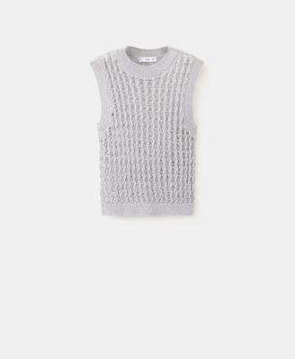 Women's Openwork Knit Top
