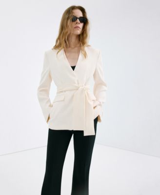 Women's Without Lapels Suit Blazer