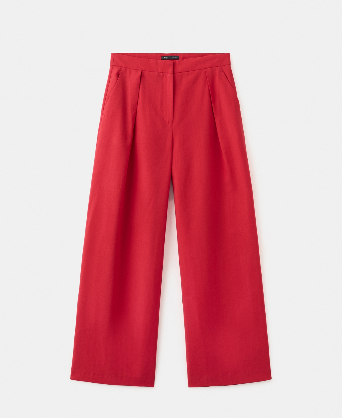 Mango Women's Straight-Fit Lyocell Pants