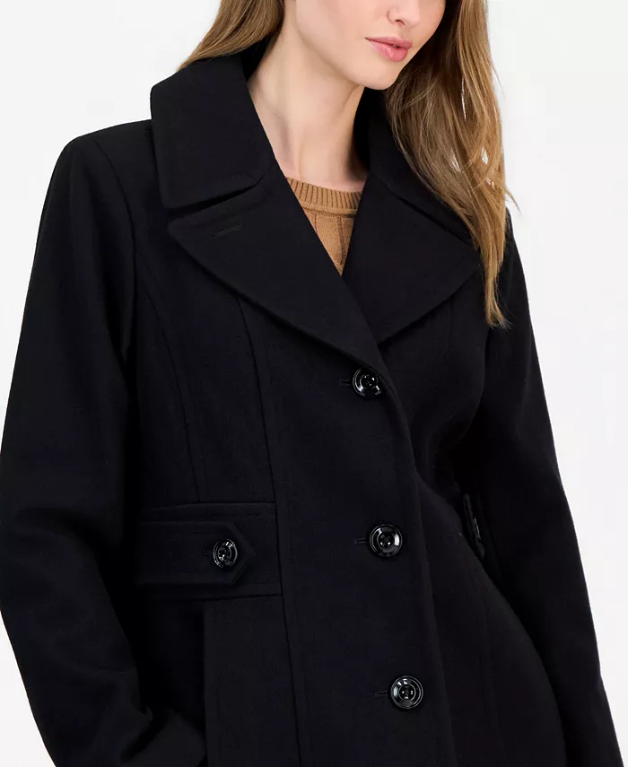 Women's Single-Breasted Peacoat, Created for Macy's - thumbnail 3