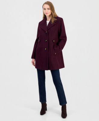 Women's Single-Breasted Peacoat, Created for Macy's