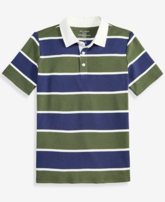 Boys' XS-XL Striped Polo