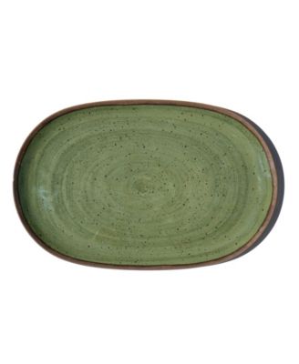 Retreat Pottery 10.9" Melamine Oval Platter