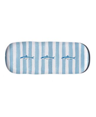 Sardinia Melamine 6.9" Stripe Serving Platter