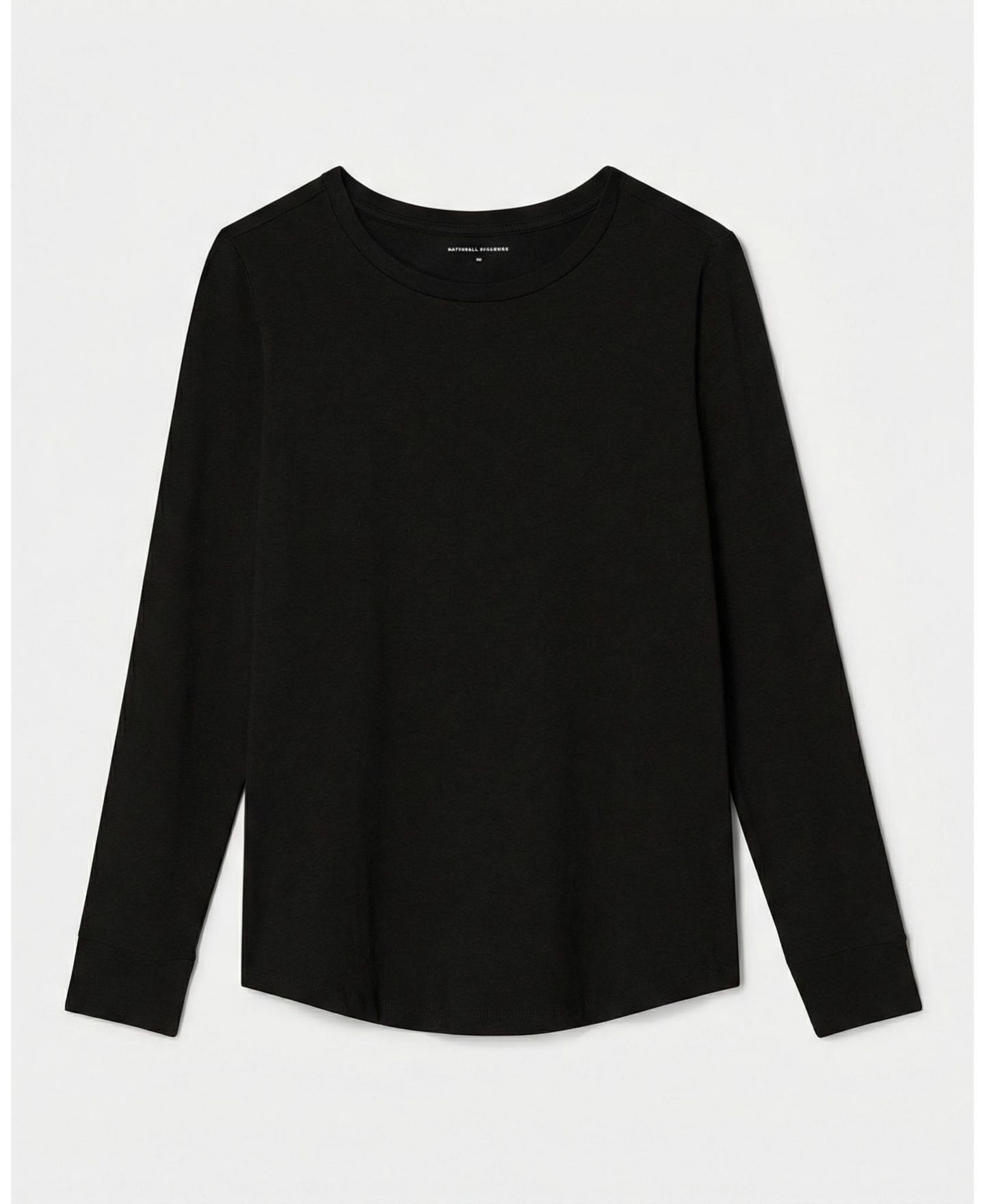 Женские футболки Universal Standard Plus Size Tee Rex Long-Sleeve Crewneck Tops, цвет: Чёрный — фото 4
