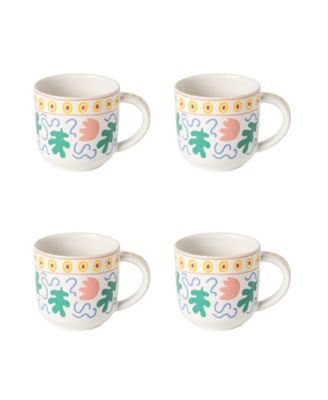 Summer Bliss Mugs, Set of 4