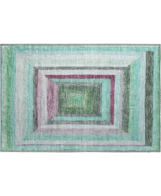Mayfield Machine Washable AMF1957 1'8"x2'6" Area Rug