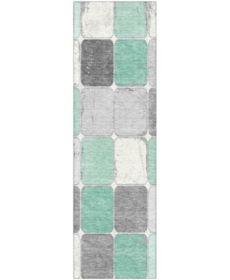 Mayfield Machine Washable AMF1948 2'3"x7'6" Runner
