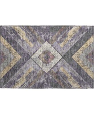 Mayfield Machine Washable AMF1955 1'8"x2'6" Area Rug
