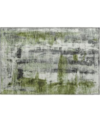 Mayfield Machine Washable AMF1982 1'8"x2'6" Area Rug