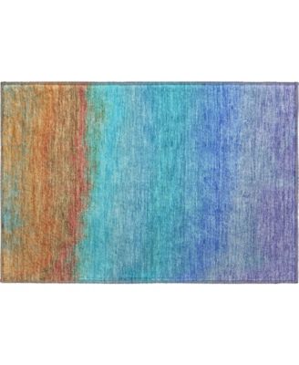 Mayfield Machine Washable AMF2012 1'8"x2'6" Area Rug