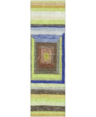 Mayfield Machine Washable AMF1957 2'3"x7'6" Runner
