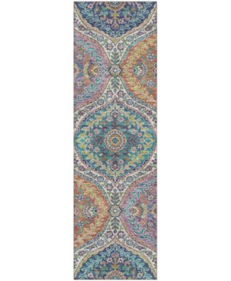 Mayfield Machine Washable AMF1990 2'3"x7'6" Runner