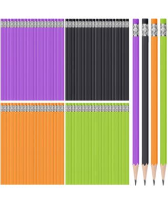 Hb Pencils with Eraser Unsharpened Wooden Hexagonal School Art Office Sketching Pack of 120