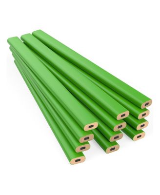 Carpenter Pencils Hard Lead Wooden Lumber #2 HB Black