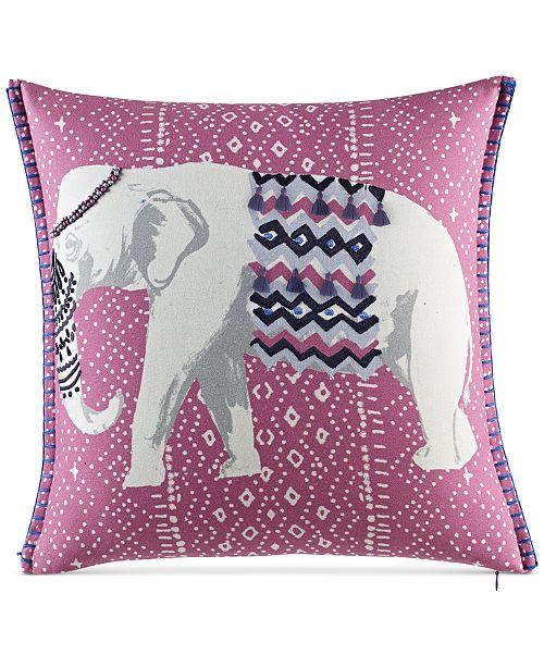 Martha Stewart Collection Eccentric Elephant 18 Square Decorative