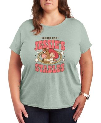 Plus Size Toy Story 5 Sheriff Jessie Stables Short-Sleeve Graphic T-Shirt