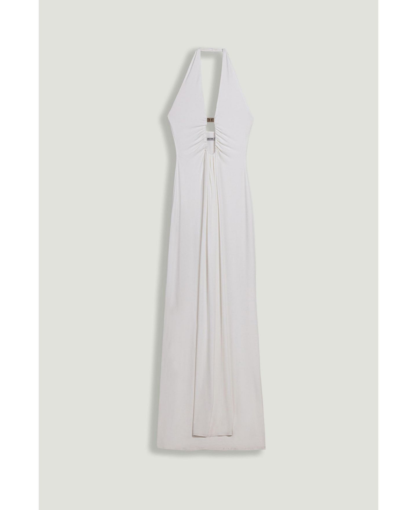 Женское платье NOCTURNE Halter Neck Cut-Out Maxi, цвет: Белый — фото 6