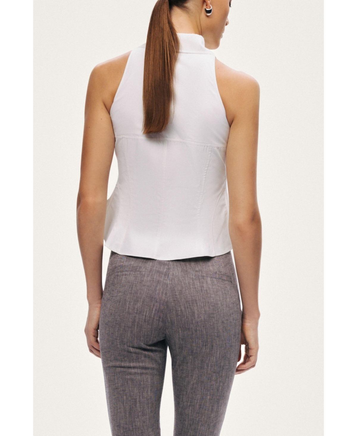 Nocturne Women's Sleeveless Sculpted Shirt