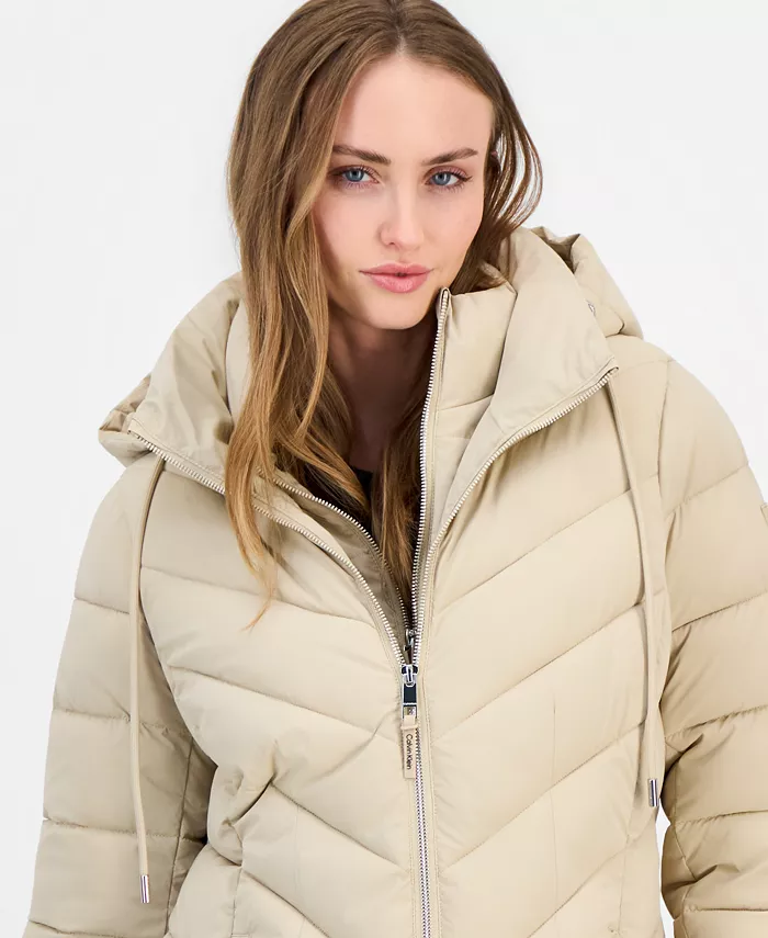 Women's Bibbed Packable Puffer Coat - thumbnail 6