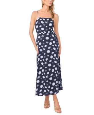 Women's Strappy Square Neck Dress