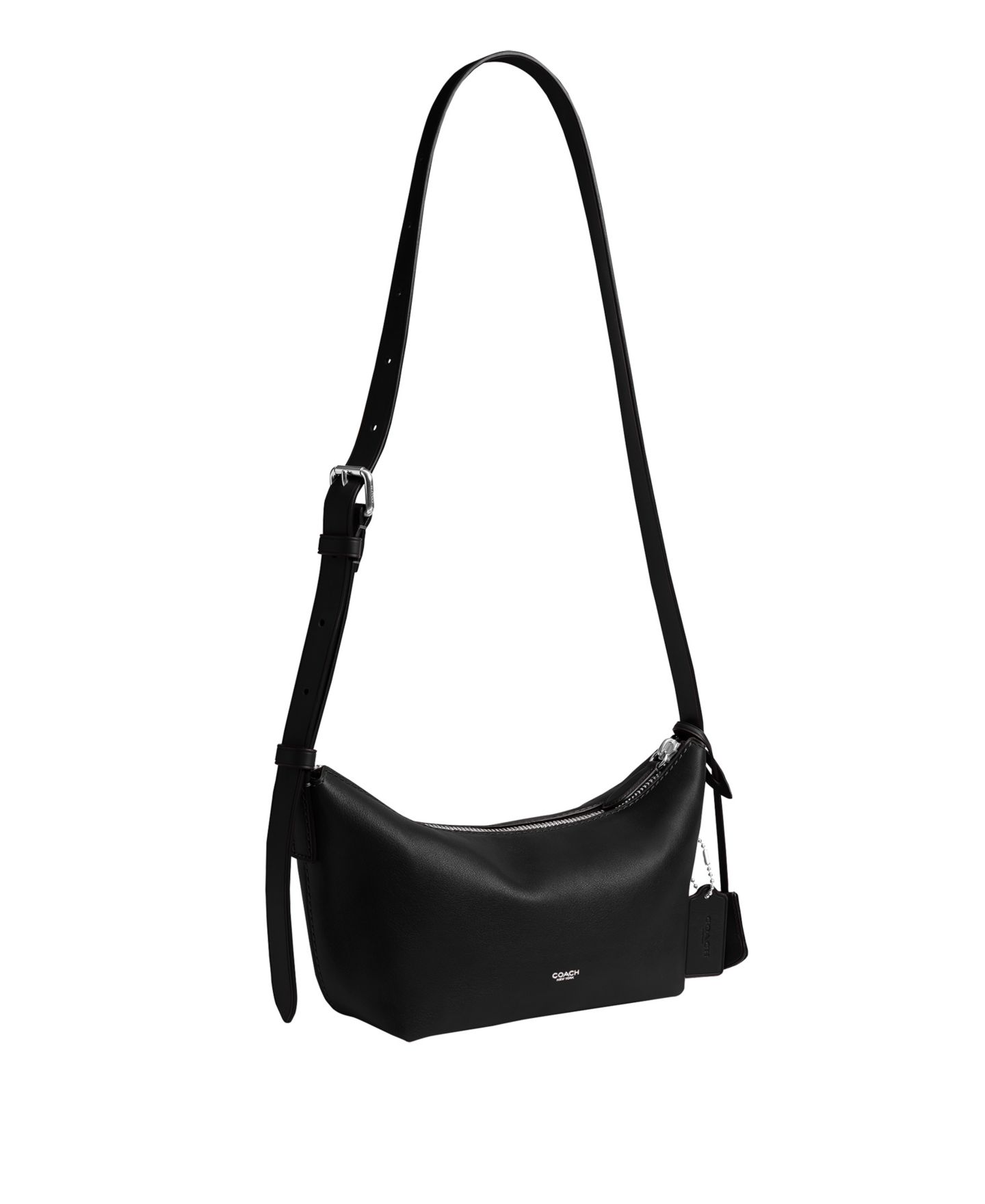 Мужская сумка COACH Leather Mott Sling, цвет: Чёрный — фото 3