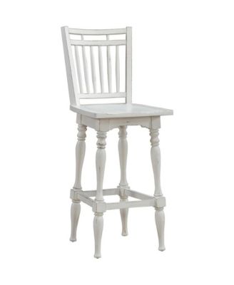 Spindle Back Swivel Bar Stools - Set of 2