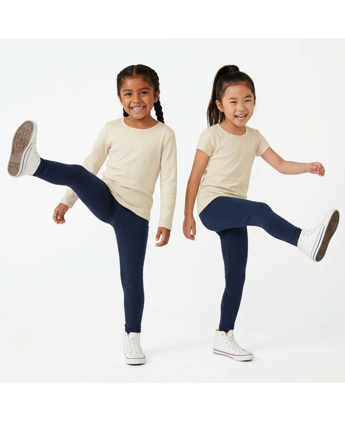 Mightly Girls Fair Trade Organic Cotton Leggings 3-pack