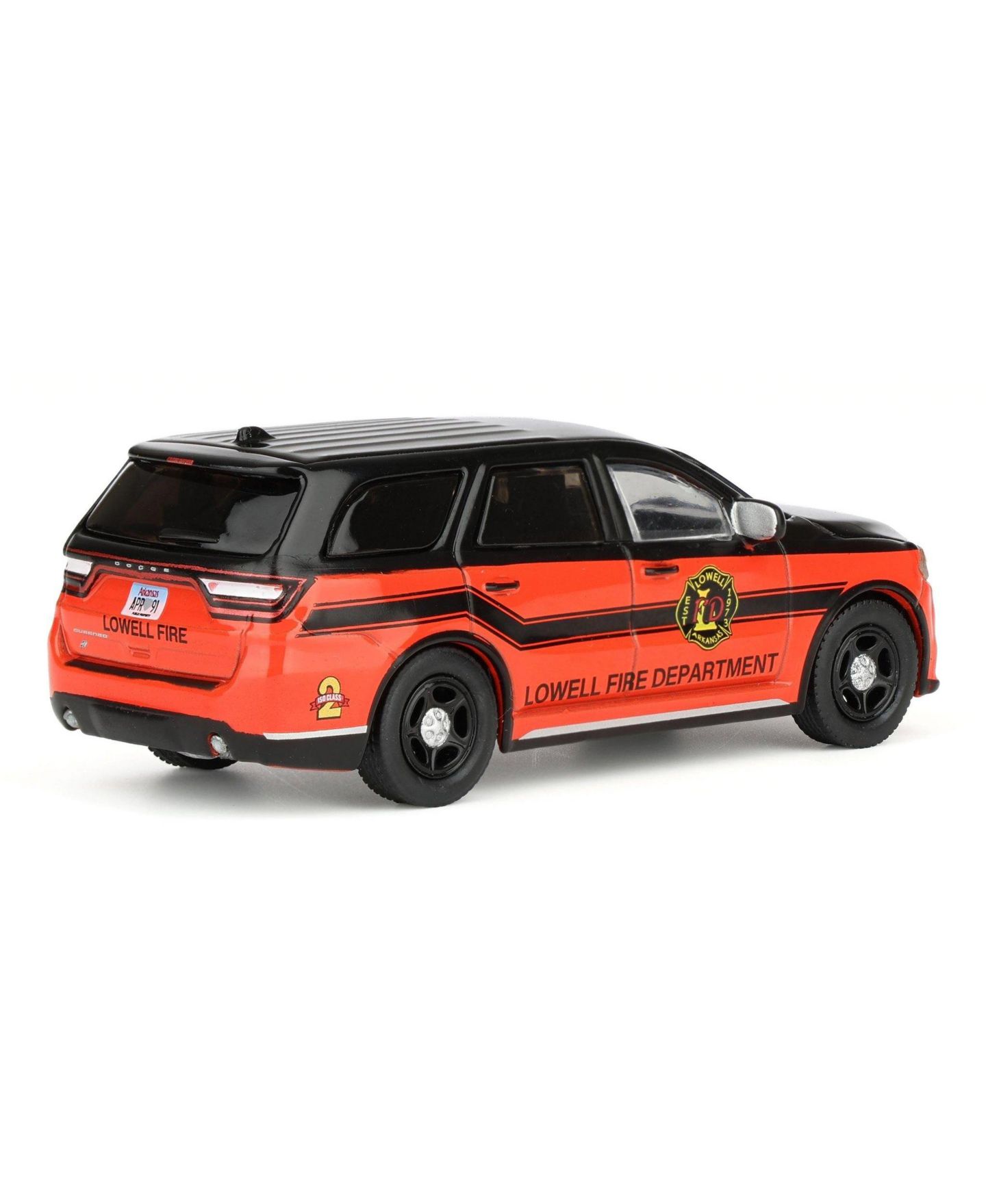 Детская игрушка Greenlight 1/64 2019 Dodge Durango, Arkansas, Lowell Fire Department, Fire and Rescue Series 5, цвет: Красный — фото 3