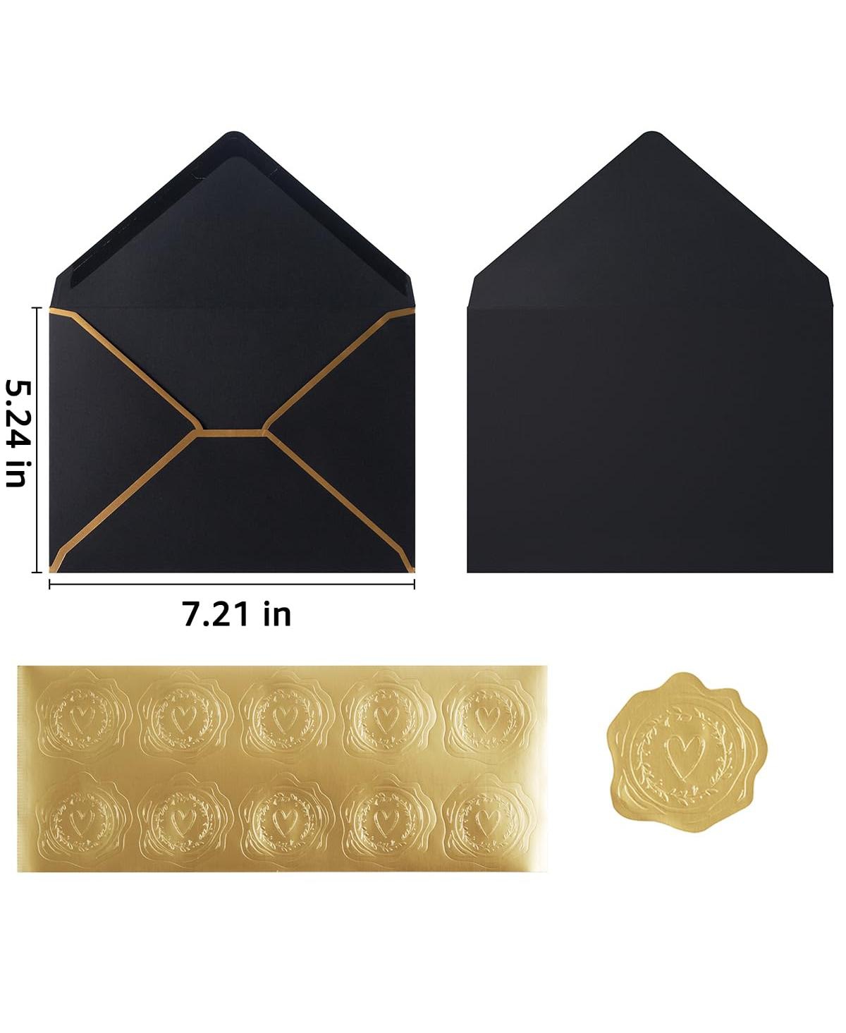 Gnuadz Envelopes With Border Stickers Greeting Cards Invitation