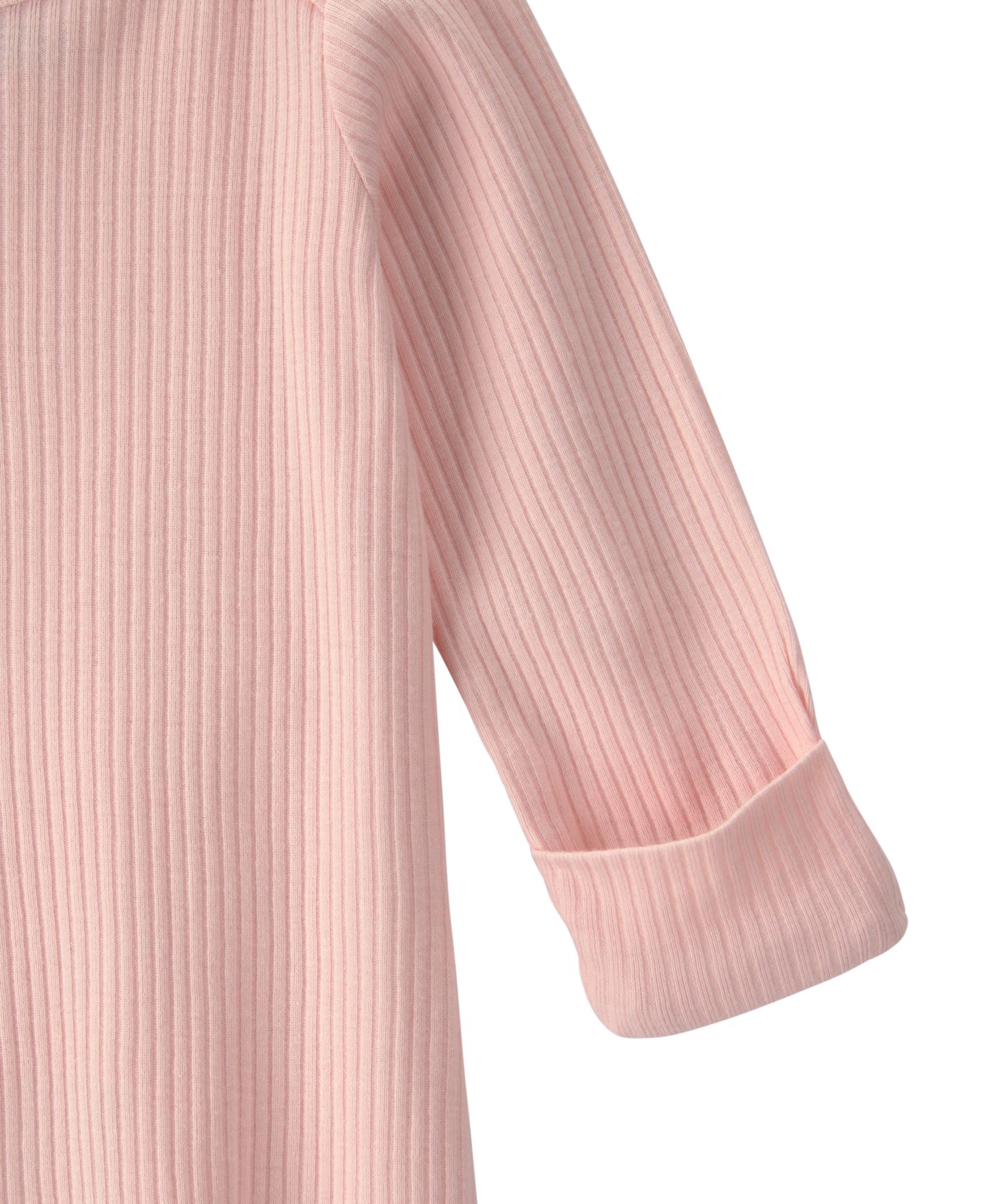 Платья Carter's Floral Long-Sleeve Sleeper Gowns, 2-Pack для девочек-малышей, цвет: Розовый / Слоновая кость — фото 2