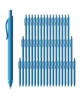 Ink Ballpoint Pens Retractable 1.0mm 50 Pack