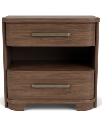 Amelie 29" Wood 2-Drawer Nightstand