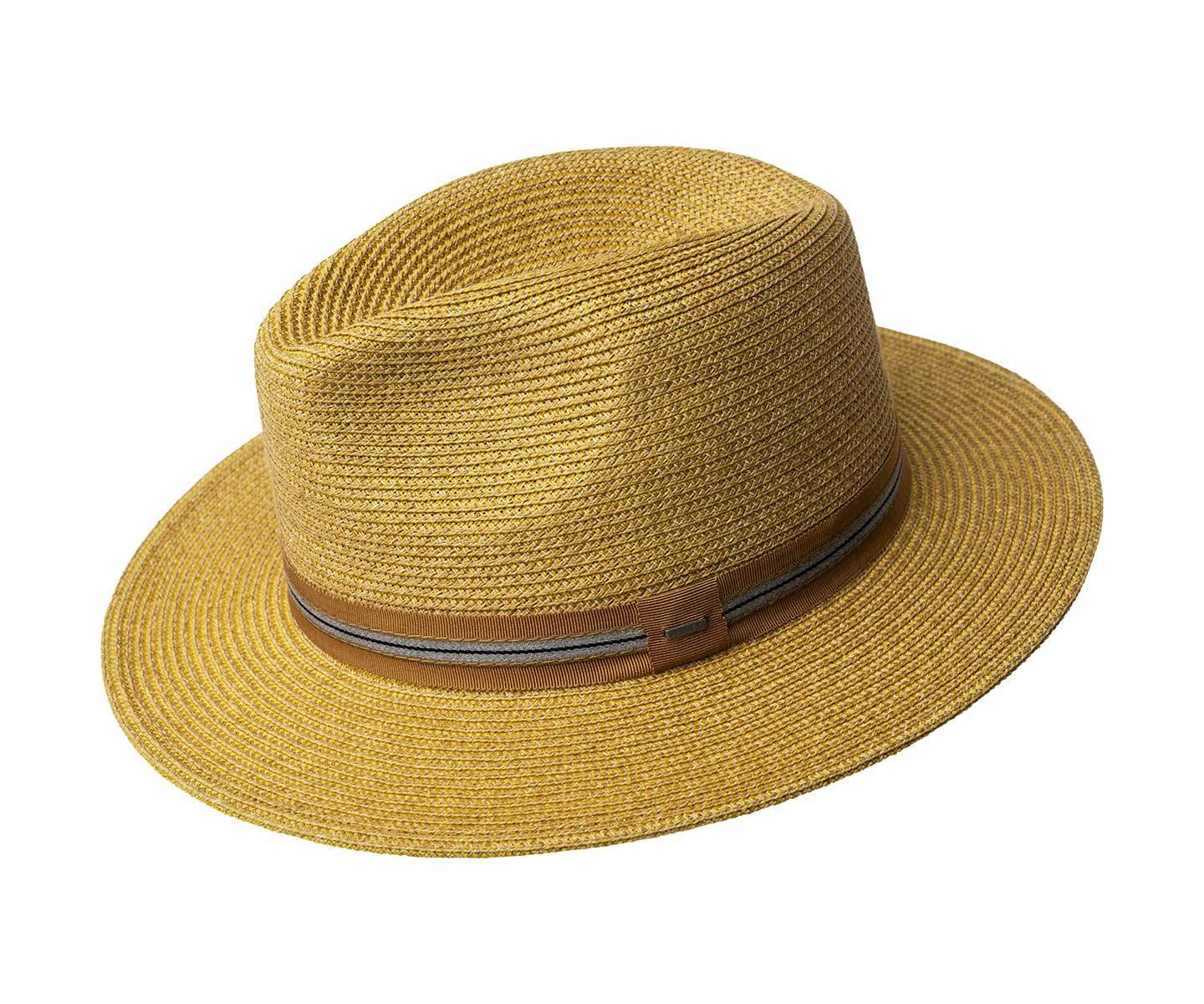 Мужской головной убор Bailey 1922 Hester Fedora Hat, цвет: Золотой — фото 1