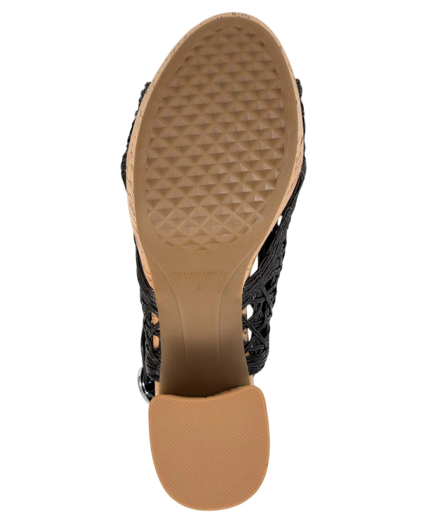 Женские сандалии Aerosoles Clora Platform, цвет: Чёрная искусственная кожа — фото 4