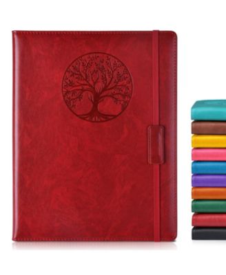 Lined Journal Notebook Hardcover Leather Ruled Writing Diary