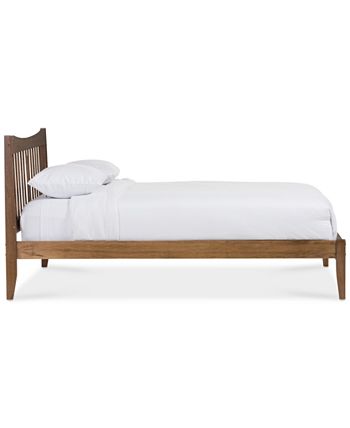 Furniture - Rydell Modern Queen Slatted Platform Bed, Direct Ship