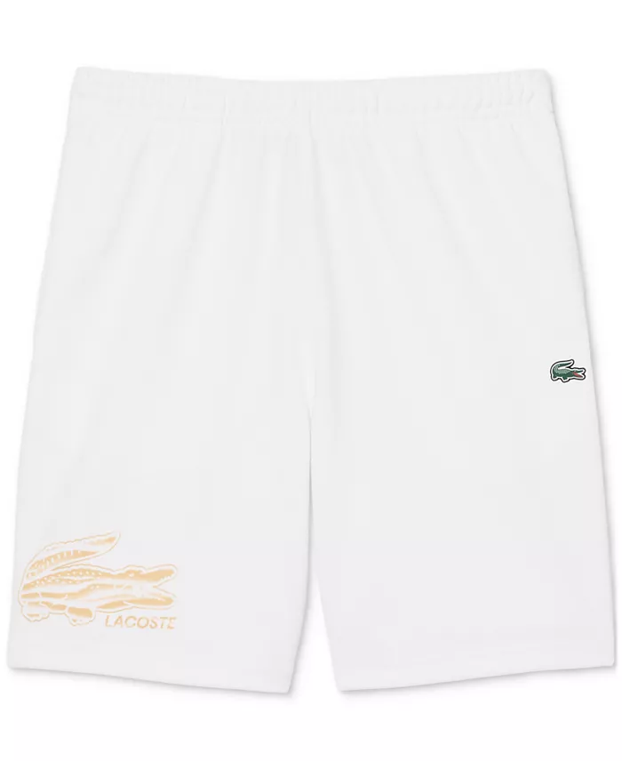 Men's Logo Printed Elastic Waistband Shorts - thumbnail 6