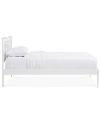 Furniture - Pensley Modern & Contemporary Geometric Pattern Queen Platform Bed, Direct Ship