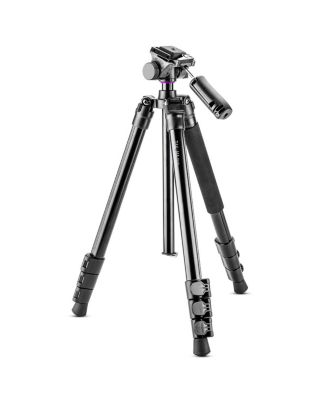 Flip-Zip Tripod Monopod Kit, for Camera and Smartphone with Mount Head and Lightweight Compact Bag for Multi-Function